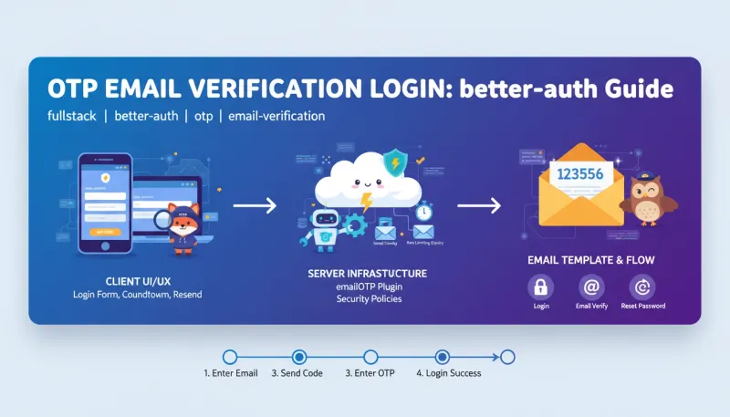 OTP + Google 登录指南：better-auth 实现