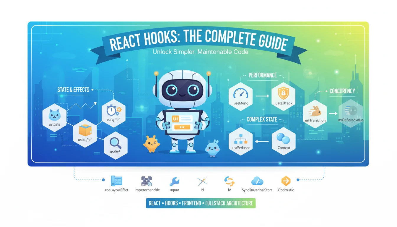 React Hooks 全面指南：通俗讲解与实战示例