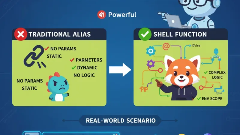 Shell 函数实现命令行 Alias 的高级技巧 Shell 函数实现命令行 Alias 的高级技巧