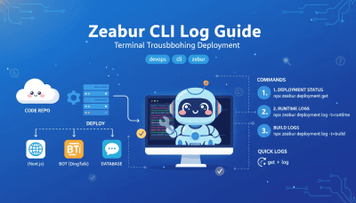 Zeabur CLI 日志查看指南：终端排查部署问题